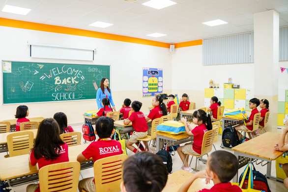 Muôn sắc thái đáng yêu của học sinh Royal School trong ngày tựu trường - Ảnh 5.