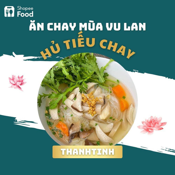 ShopeeFood tung thực đơn món chay nhân ngày Vu Lan với ưu đãi phí vận chuyển - Ảnh 2.