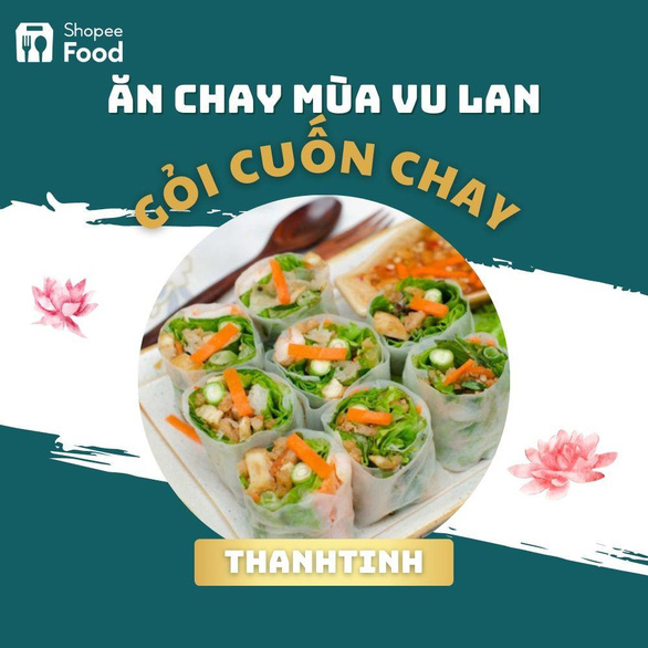 ShopeeFood tung thực đơn món chay nhân ngày Vu Lan với ưu đãi phí vận chuyển - Ảnh 4.