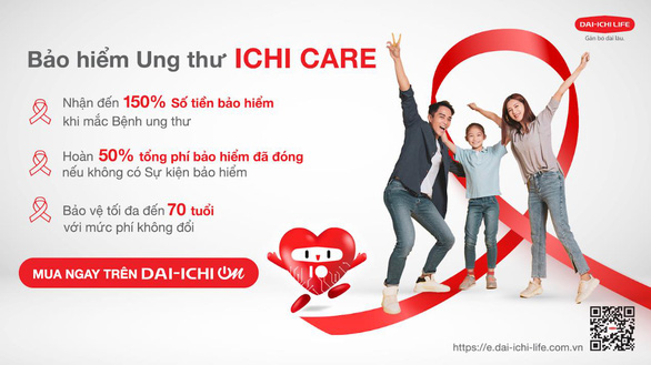 Nhiều quyền lợi khi tham gia "Bảo hiểm ung thư Ichi Care".