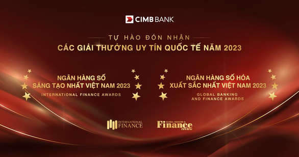 Ngân hàng CIMB nhận giải thưởng đổi mới sáng tạo năm 2023 - Ảnh 1.