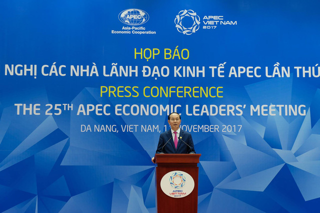 Chủ tịch nước họp báo công bố kết quả Hội nghị cấp cao APEC - Ảnh 1.