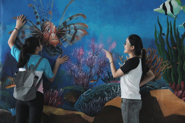 Biến gầm cầu thành nơi chụp ảnh