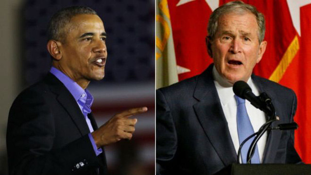 Bush và Obama ngầm chỉ trích Tổng thống Trump - Ảnh 1.