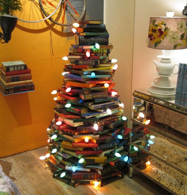 Tự chế cây thông Noel không đụng hàng - Ảnh 5.