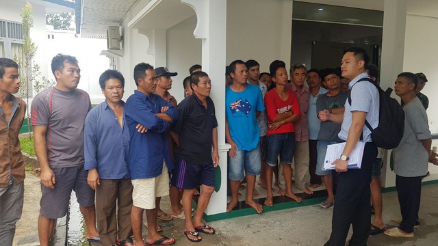 Đại sứ quán Việt Nam tham dự phiên tòa 5 ngư dân kêu oan - Ảnh 1. Đại sứ quán Việt Nam tham dự phiên tòa 5 ngư dân kêu oan - Ảnh 1.