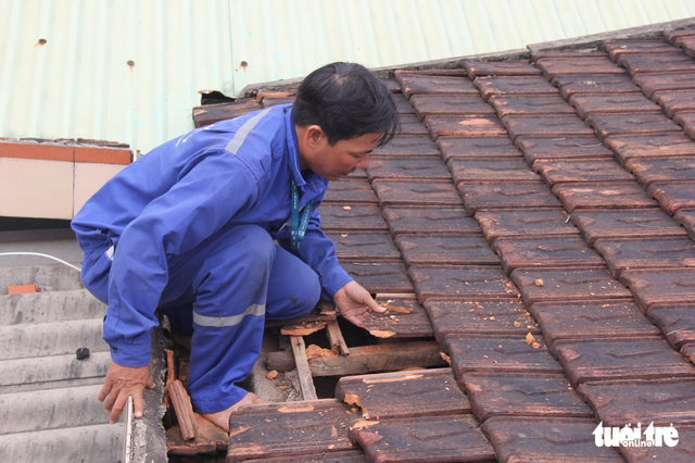 Mưa đá vào nhà dân từ công trường nhà máy thép Hòa Phát - Ảnh 3.