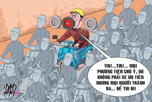 Ở VN chạy xe không bóp còi, an toàn mới lạ! - Ảnh 1. Ở VN chạy xe không bóp còi, an toàn mới lạ! - Ảnh 1.