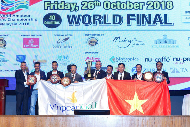 Đội tuyển Golf Việt Nam tiếp tục vô địch Giải WAGC Thế giới - Ảnh 1.