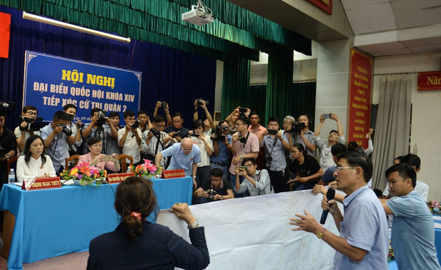 Chiều nay 22-11, bà Nguyễn Thị Quyết Tâm gặp cử tri quận 2 - Ảnh 1.