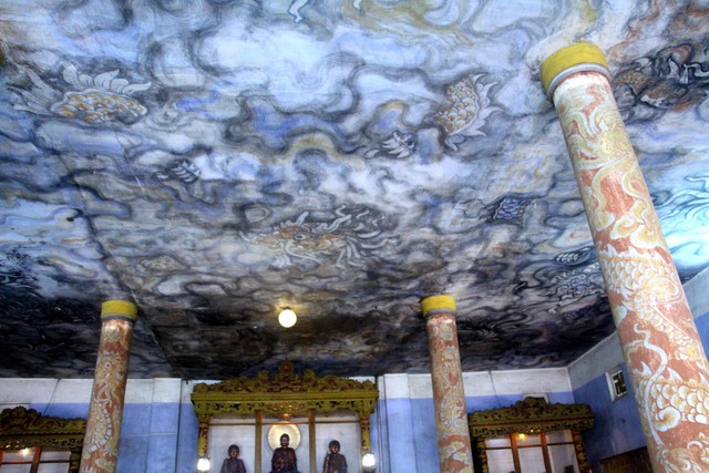Giữ nguyên hiện trạng bức tranh Long vân khế hội tại chùa Diệu Đế - Ảnh 2. Giữ nguyên hiện trạng bức tranh Long vân khế hội tại chùa Diệu Đế - Ảnh 2.