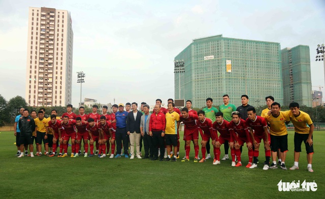 Ông Park giao lưu với xạ thủ vô địch Olympic - Ảnh 1.