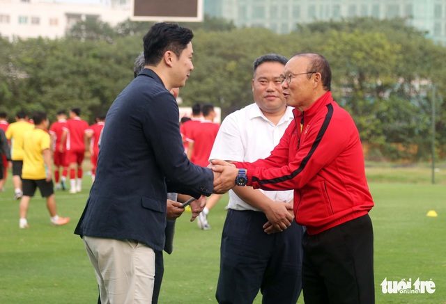 Ông Park giao lưu với xạ thủ vô địch Olympic - Ảnh 2.