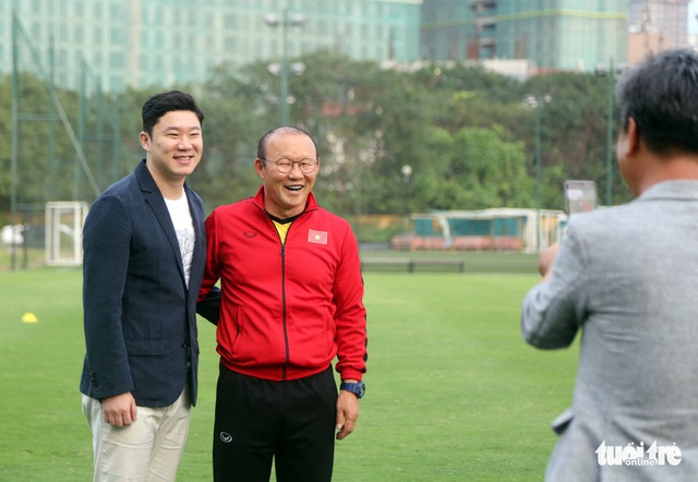 Ông Park giao lưu với xạ thủ vô địch Olympic - Ảnh 3.