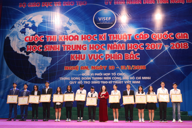 13 dự án đoạt giải nhất cuộc thi khoa học kỹ thuật phía bắc - Ảnh 1.