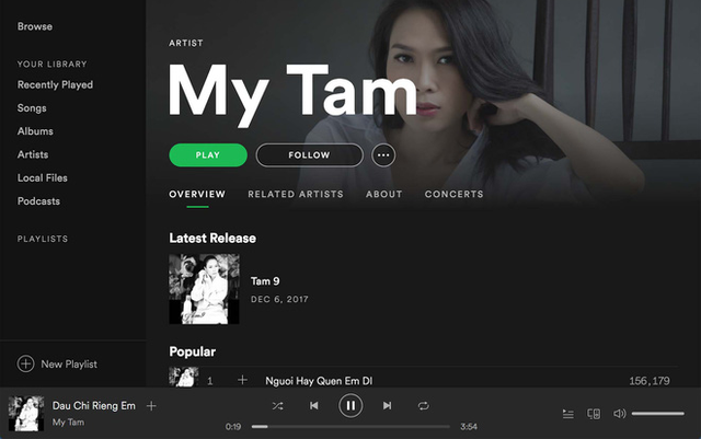 Mỹ Tâm là ca sĩ Việt đầu tiên hợp tác với Spotify - Ảnh 1.