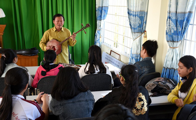 Đưa bài chòi vào trường học - Ảnh 2.