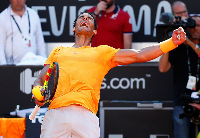 Thắng Djokovic, Nadal lần thứ 10 vào chung kết Italian Open - Ảnh 1.