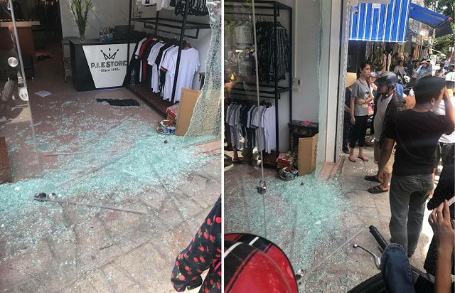 Điều tra nghi vấn nổ súng vào tiệm thời trang tại Thanh Hóa - Ảnh 2.