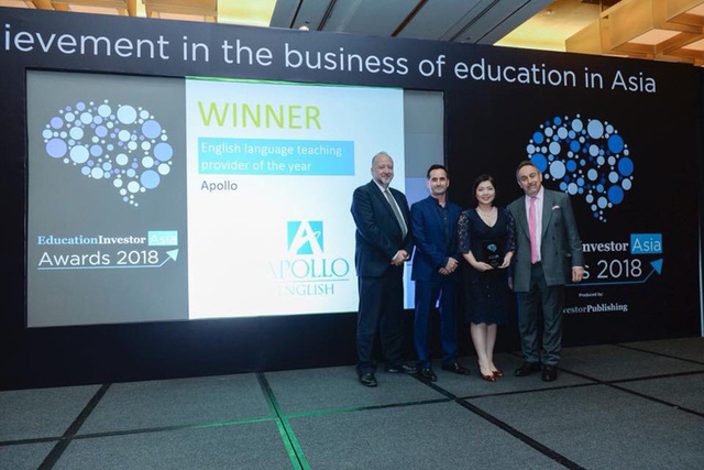 Apollo English nhận giải thưởng quốc tế EducationInvestor Asia Awards 2018 - Ảnh 2.