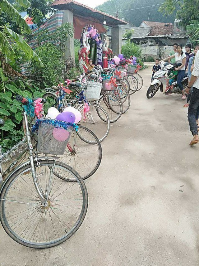 Chú rể gây sốt với màn rước dâu bằng xe đạp - Ảnh 2.
