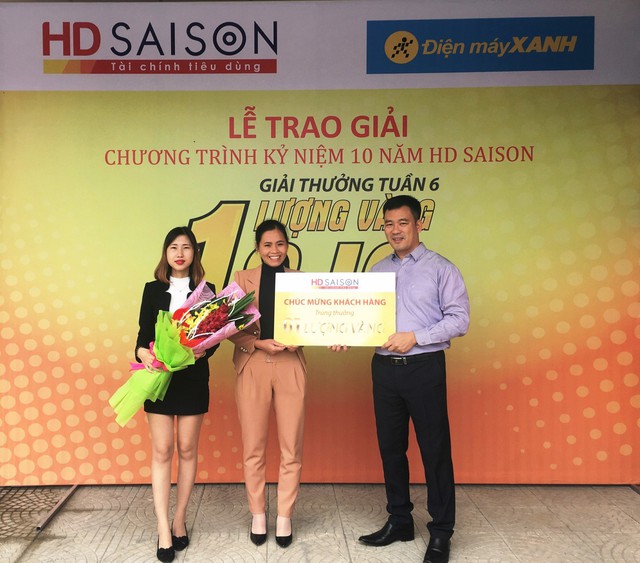 Còn một tuần để trúng 10 lượng vàng từ HD SAISON - Ảnh 1. Còn một tuần để trúng 10 lượng vàng từ HD SAISON - Ảnh 1.