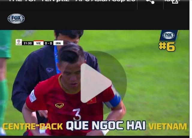 Quế Ngọc Hải vào tốp 10 của Fox Sports - Ảnh 2.