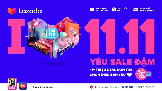 Lễ hội mua sắm 11.11 của Lazada: nhiều điểm mới đáng chú ý - Ảnh 1.