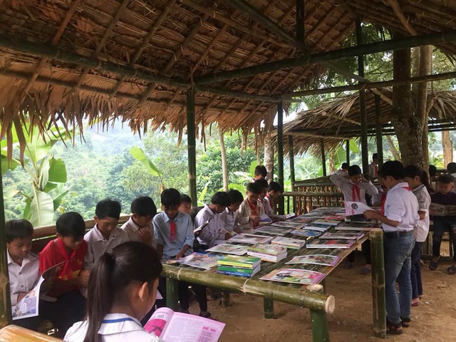 Thư viện xanh nơi lòng hồ Bản Vẽ - Ảnh 1.