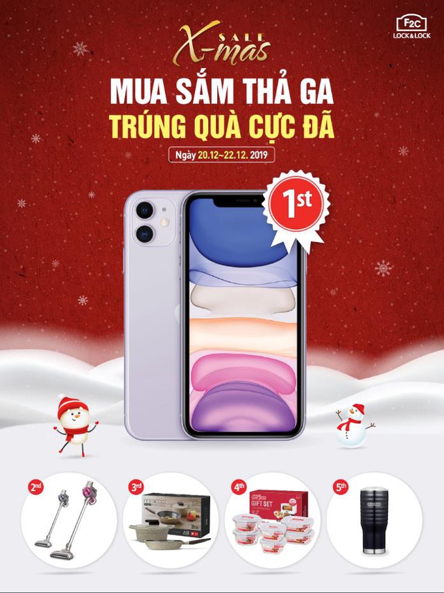 LOCK&LOCK giảm giá lên đến 50% nhân dịp Giáng sinh - Ảnh 2.