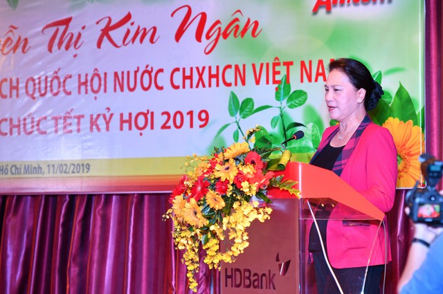 Chủ tịch Quốc hội thăm, chúc Tết HDBank, Vietjet - Ảnh 3. Chủ tịch Quốc hội thăm, chúc Tết HDBank, Vietjet - Ảnh 3.