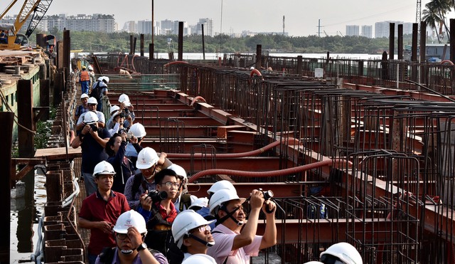 Đưa công trình chống ngập 10.000 tỉ vận hành vào cuối năm 2019 - Ảnh 4. Đưa công trình chống ngập 10.000 tỉ vận hành vào cuối năm 2019 - Ảnh 4.