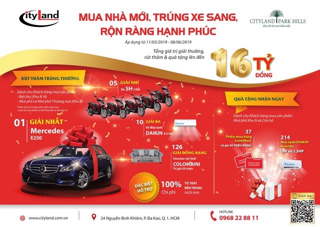 CityLand ưu đãi lớn cho khách hàng mua nhà tại CityLand Park Hills - Ảnh 1.