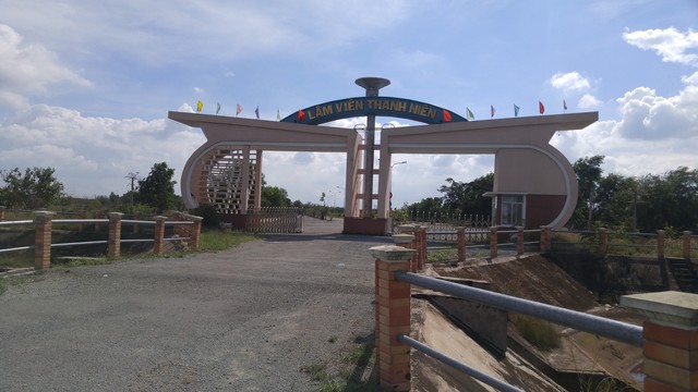 Long An: giải cứu cảnh đìu hiu ở lâm viên Thanh niên - Ảnh 1.