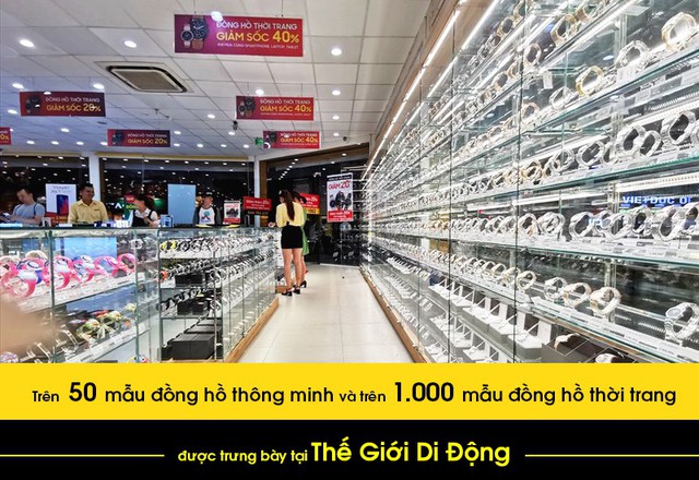 Bán đồng hồ, Thế Giới Di Động nhắm đến 5.000 tỉ doanh thu - Ảnh 2. Bán đồng hồ, Thế Giới Di Động nhắm đến 5.000 tỉ doanh thu - Ảnh 2.