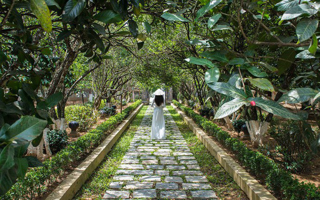 nhà vườn đẹp ở Huế