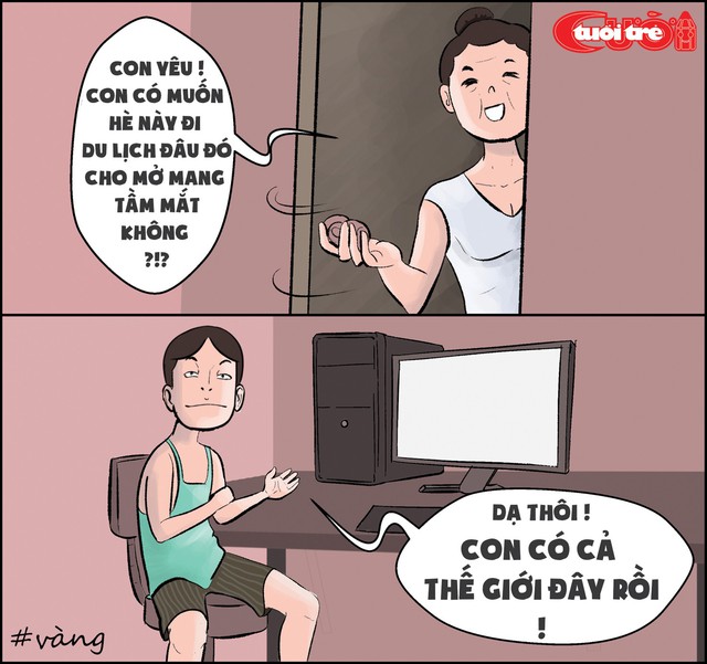 Con có cả thế giới đây rồi - Ảnh 1.