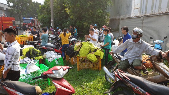 Cháy lớn ở nhà máy sản xuất đồ nhựa Khu công nghiệp Sóng Thần 2 - Ảnh 3.