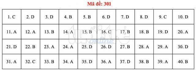 Bài giải gợi ý môn lịch sử THPT quốc gia 2019 - đủ 24 mã đề - Ảnh 2.