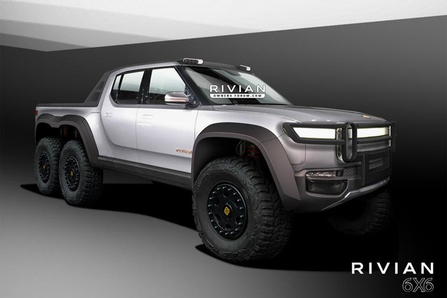 Mẫu xe bán tải  Rivian siêu khủng G63 6x6 - Ảnh 1.