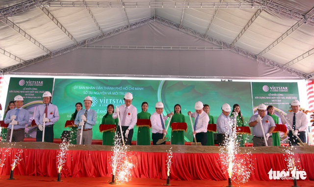 Khởi công nhà máy đốt rác phát điện đầu tiên tại TP.HCM - Ảnh 1.