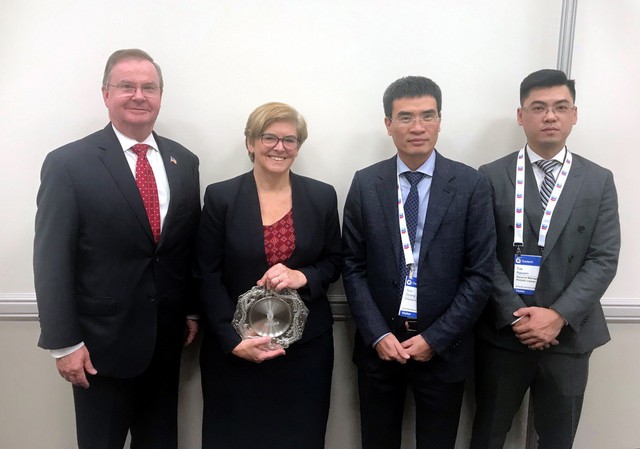 Tổng Giám đốc PV GAS Dương Mạnh Sơn tham dự Gastech 2019 - Ảnh 1.
