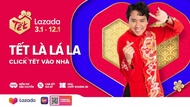 Ba cam kết trong lễ hội mua sắm ‘Có Lazada, Tết Là Lá La’ - Ảnh 1.