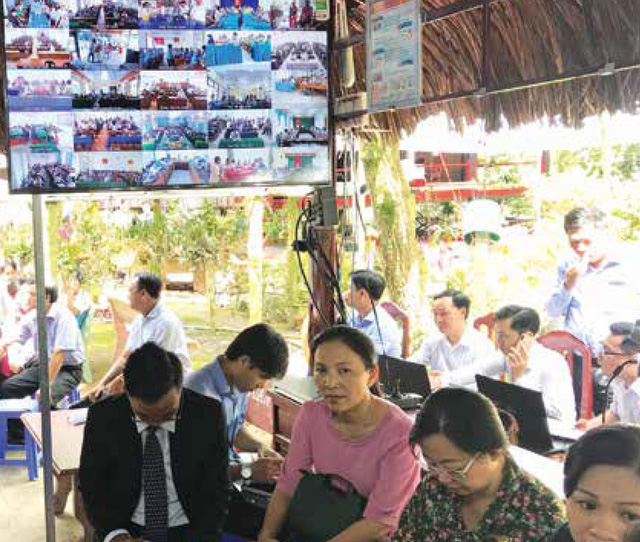 Đoàn cán bộ tỉnh Bạc Liêu tham quan mô hình Hội quán ở tỉnh Đồng Tháp
