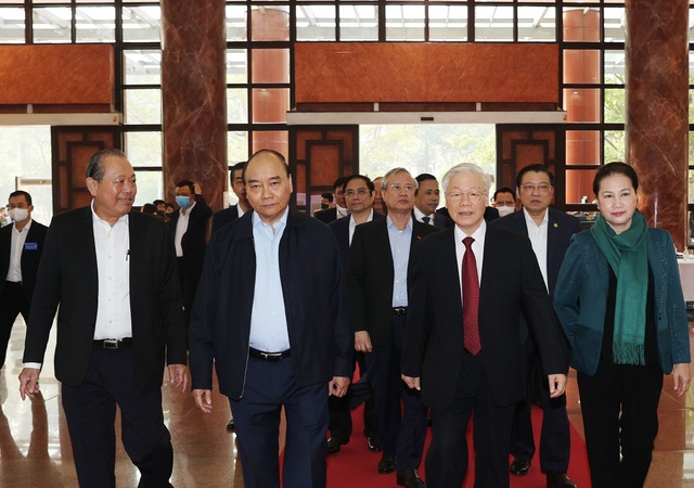 Tổng bí thư, Chủ tịch nước Nguyễn Phú Trọng chủ trì hội nghị tổng kết chống tham nhũng - Ảnh 4.