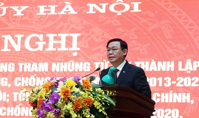 Bí thư Hà Nội Vương Đình Huệ: ‘Minh bạch trong quản lý để không thể tham nhũng’ - Ảnh 1.
