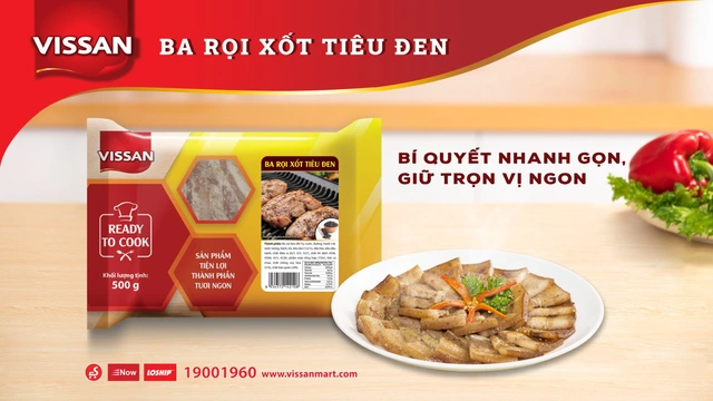 Bữa ăn dinh dưỡng và tiện lợi hơn với thịt heo ướp gia vị Vissan - Ảnh 3.