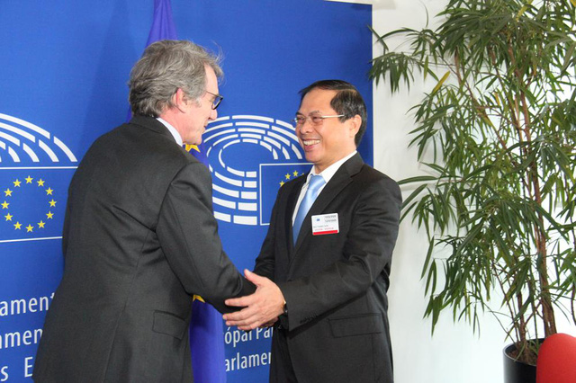 Nghị viện châu Âu thông qua Hiệp định thương mại tự do với Việt Nam - EVFTA - Ảnh 1.