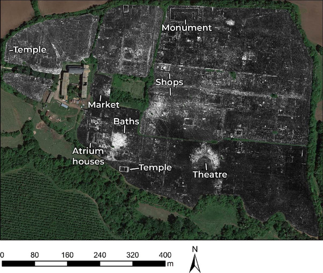Sử dụng radar quét xuyên đất, phát hiện một thành phố cổ thời La Mã - Ảnh 1.