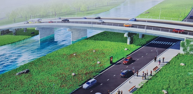 Xây Cầu Đò bắc ngang sông Thị Tính, tỉnh Bình Dương trị giá 213 tỉ đồng - Ảnh 2.